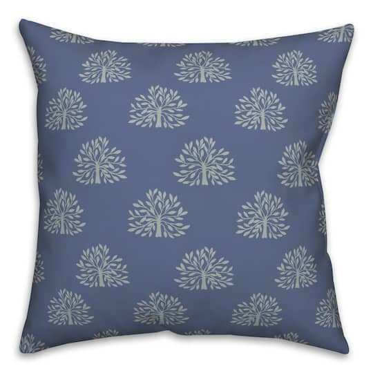 Blooming Bush Throw Pillow